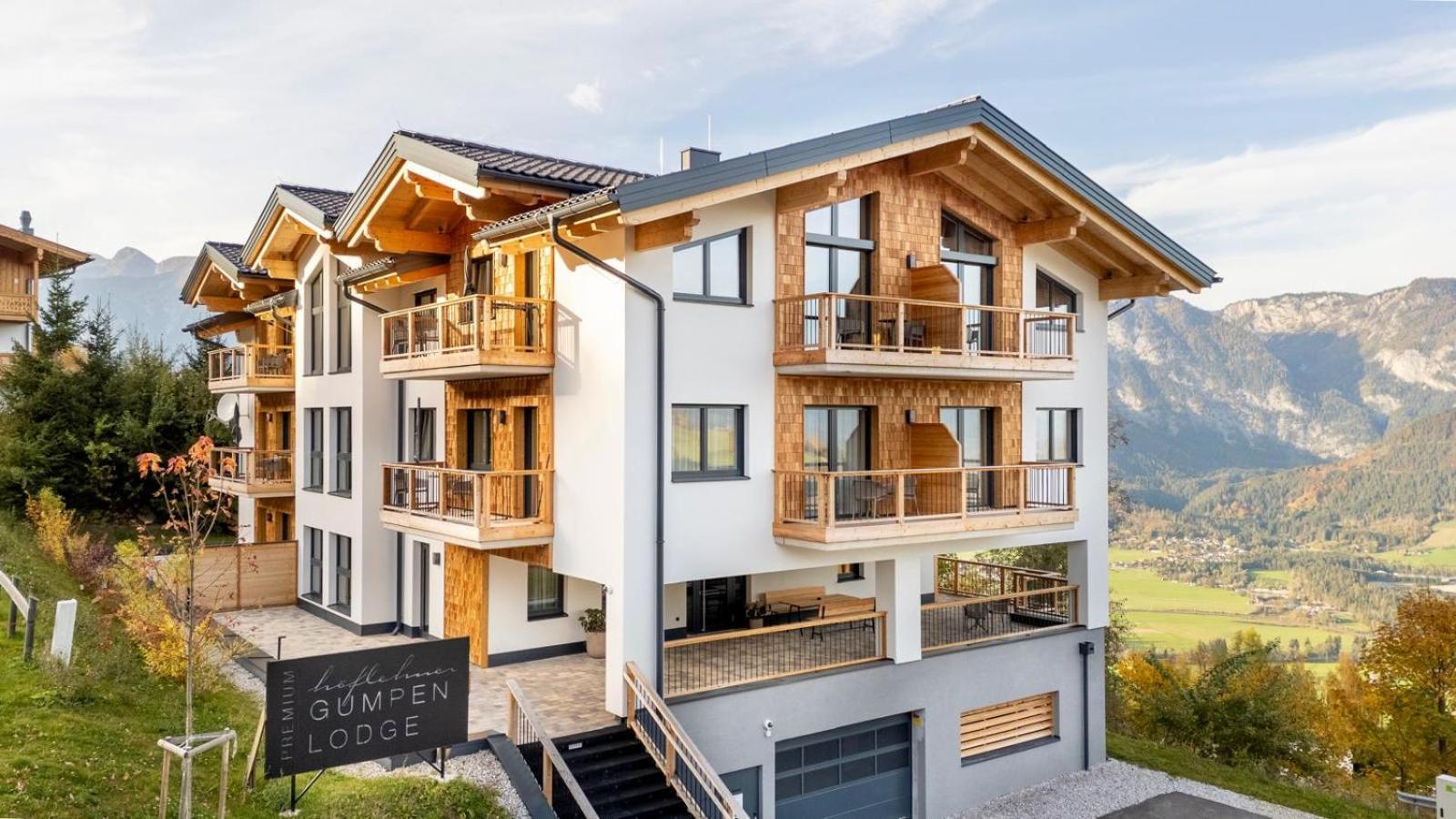 Hoeflehner Premium Gumpen Lodge Haus im Ennstal Exterior foto